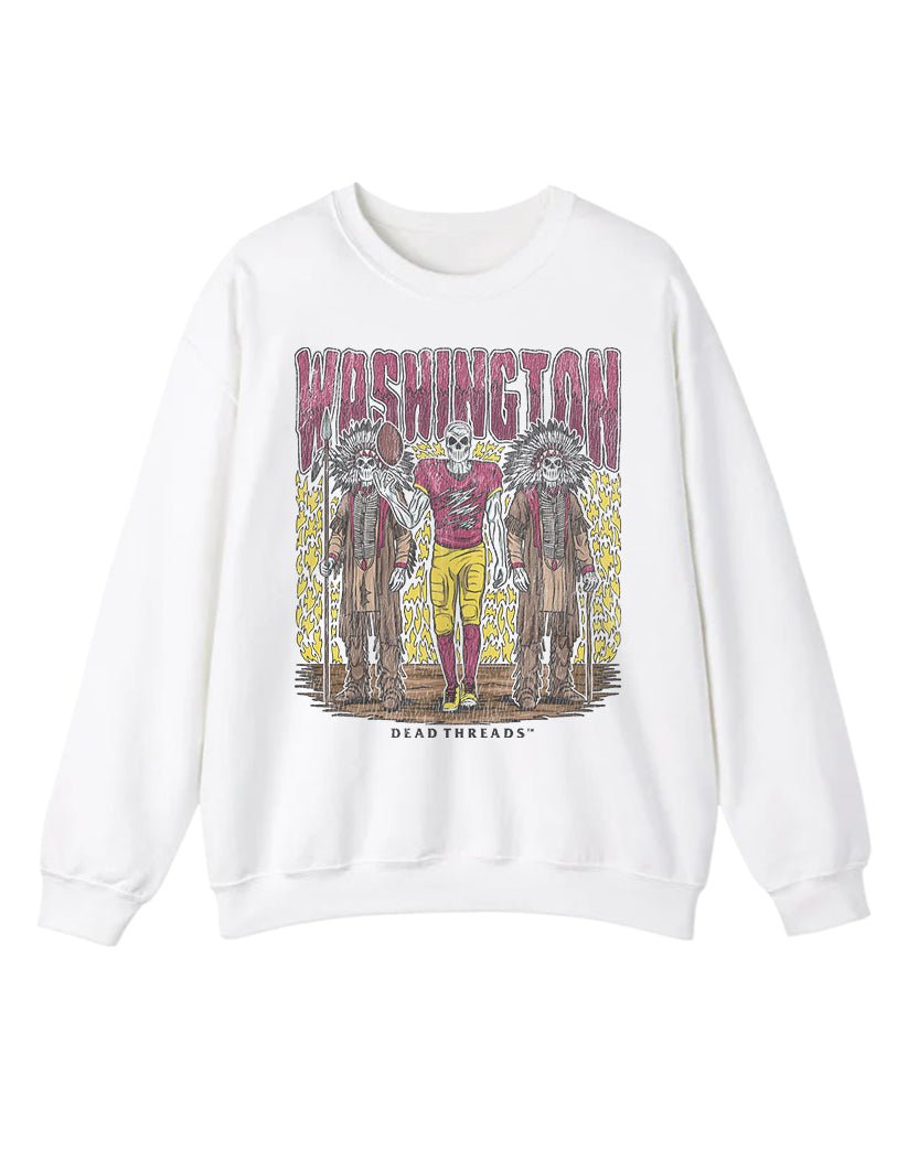 WASHINGTON FOOTBALL v2 CREWNECK SWEATSHIRT – Sweatshirt – Dead Threads Apparel