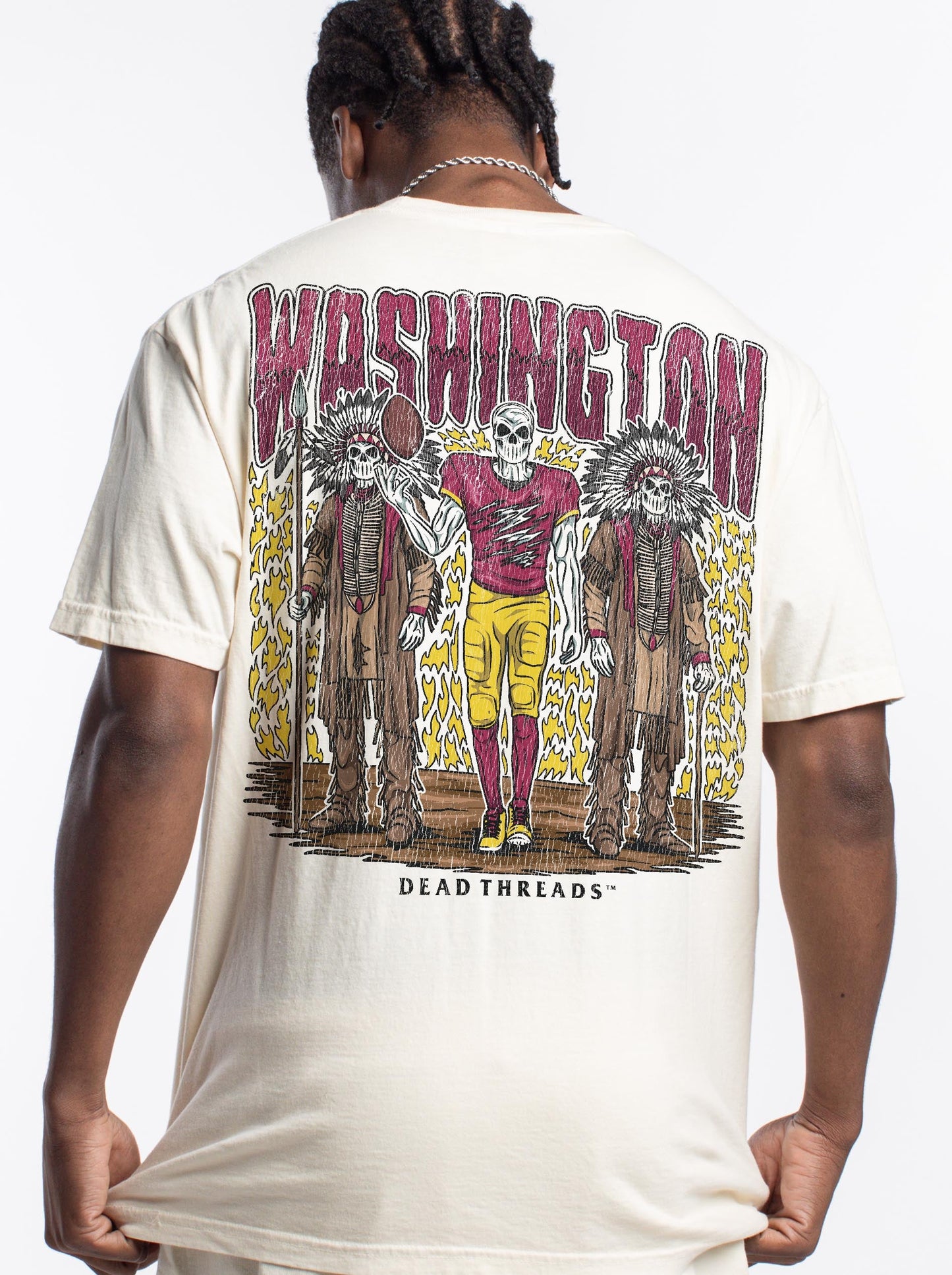WASHINGTON FOOTBALL v2 - “DT ESSENTIAL" PREMIUM T - SHIRT – T-Shirt – Dead Threads Apparel