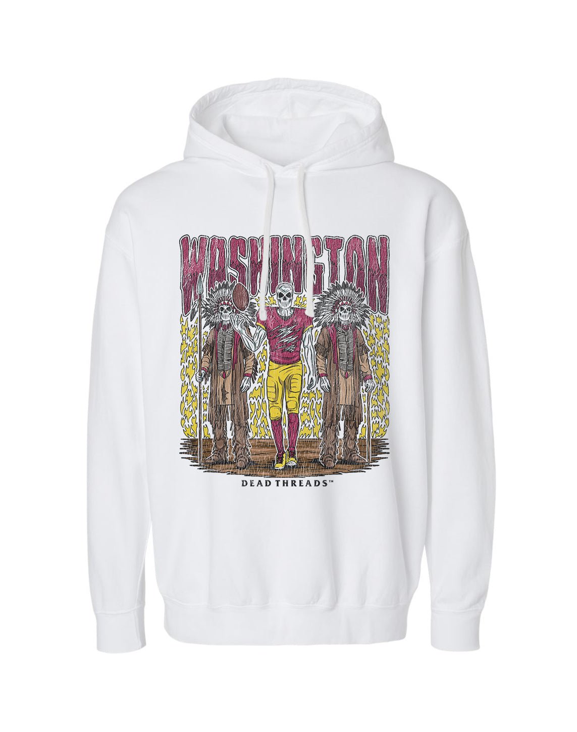 WASHINGTON FOOTBALL v2 - LIGHTWEIGHT HOODIE – Lightweight – Dead Threads Apparel
