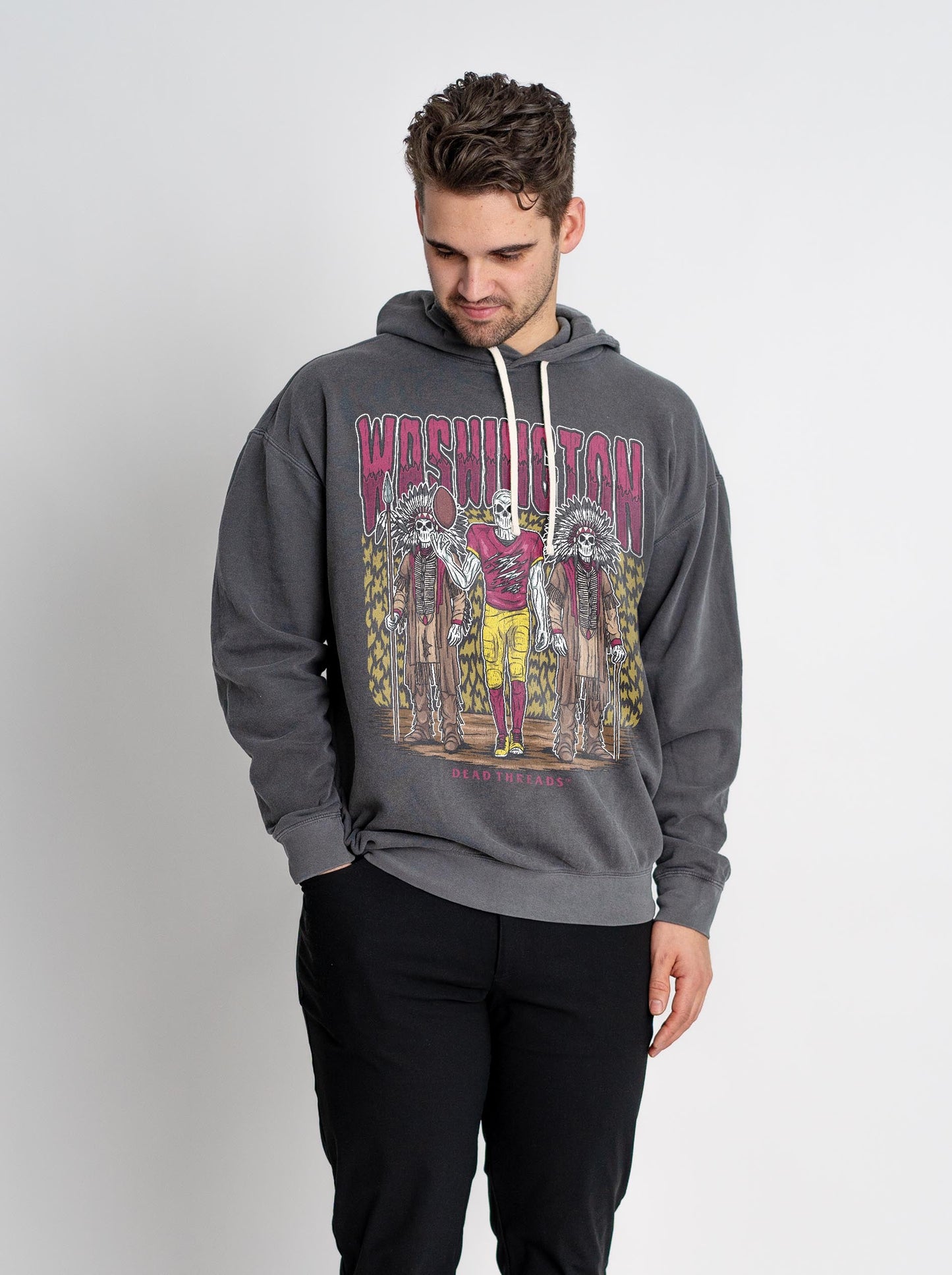WASHINGTON FOOTBALL v2 - LIGHTWEIGHT HOODIE – Lightweight – Dead Threads Apparel