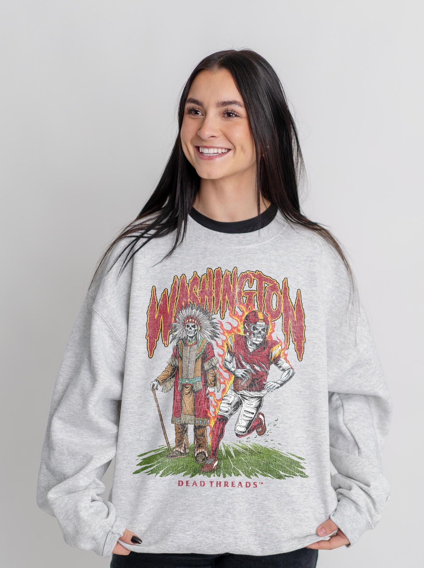 WASHINGTON FOOTBALL v3 CREWNECK SWEATSHIRT – Sweatshirt – Dead Threads Apparel