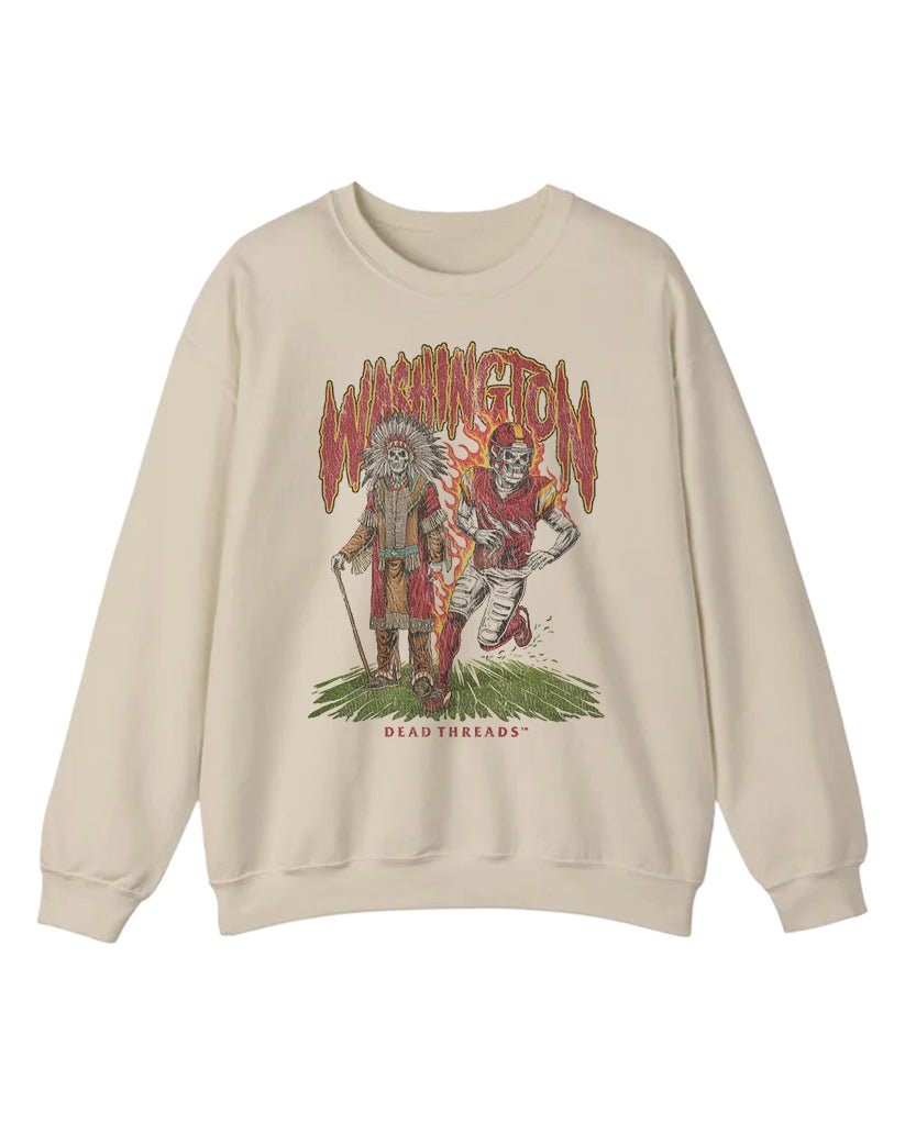 WASHINGTON FOOTBALL v3 CREWNECK SWEATSHIRT – Sweatshirt – Dead Threads Apparel