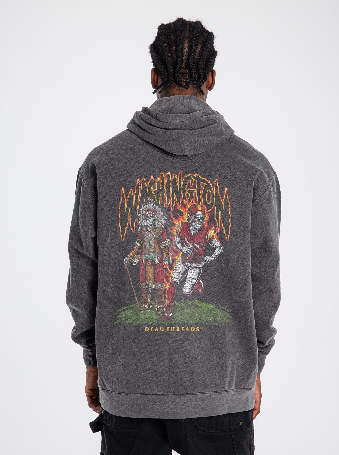 WASHINGTON FOOTBALL v3 - “DT ESSENTIAL" HOODIE – Hoodie – Dead Threads Apparel