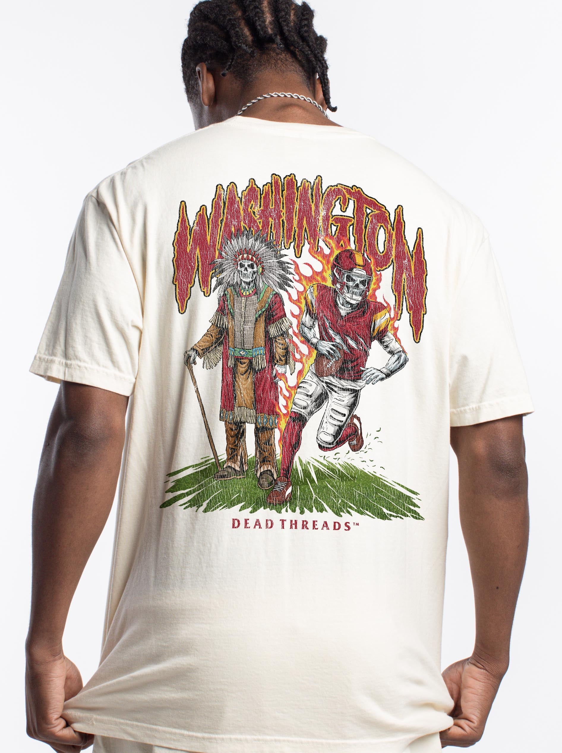 WASHINGTON FOOTBALL v3 - “DT ESSENTIAL" PREMIUM T - SHIRT – T-Shirt – Dead Threads Apparel