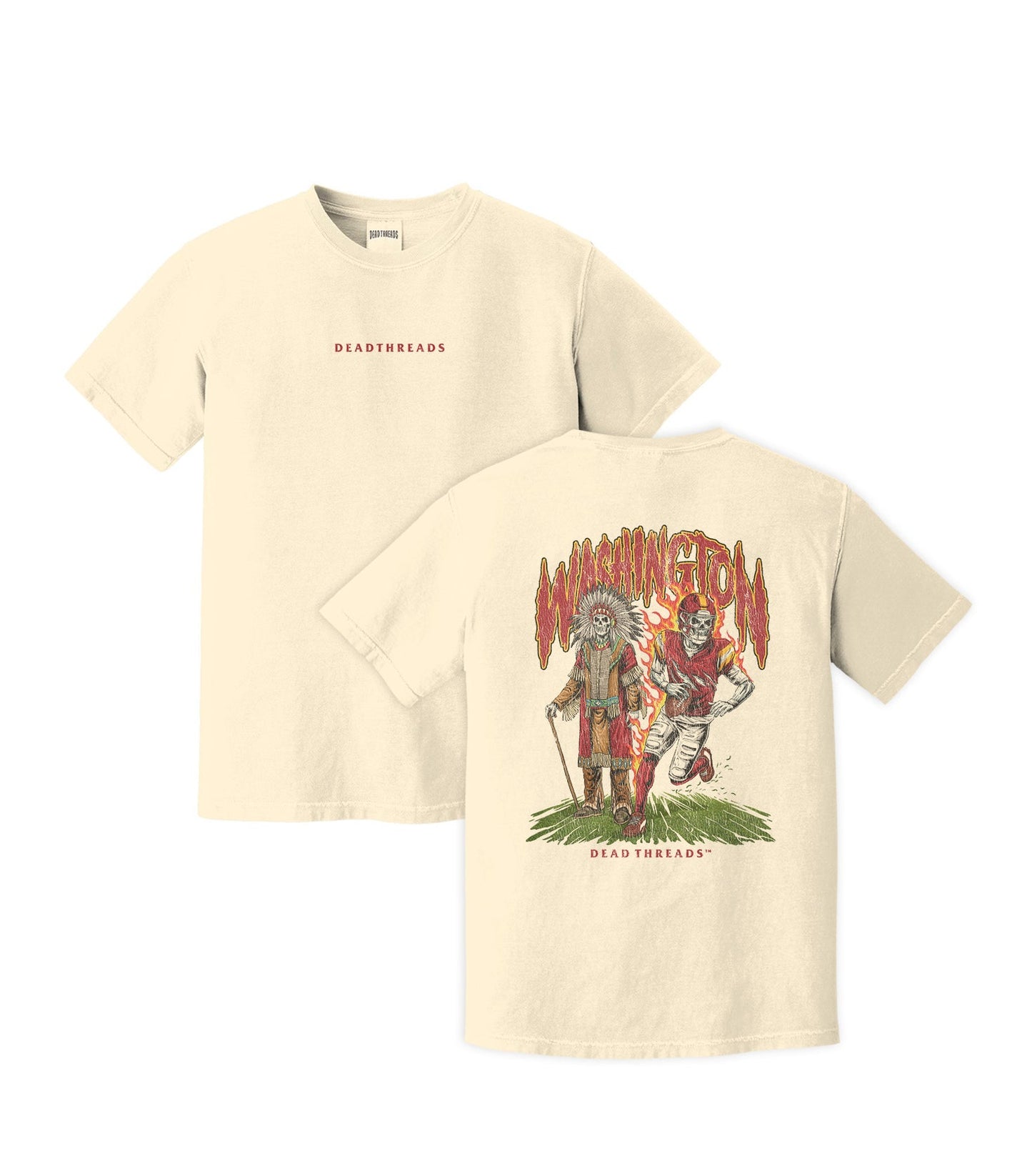 WASHINGTON FOOTBALL v3 - “DT ESSENTIAL" PREMIUM T - SHIRT – T-Shirt – Dead Threads Apparel