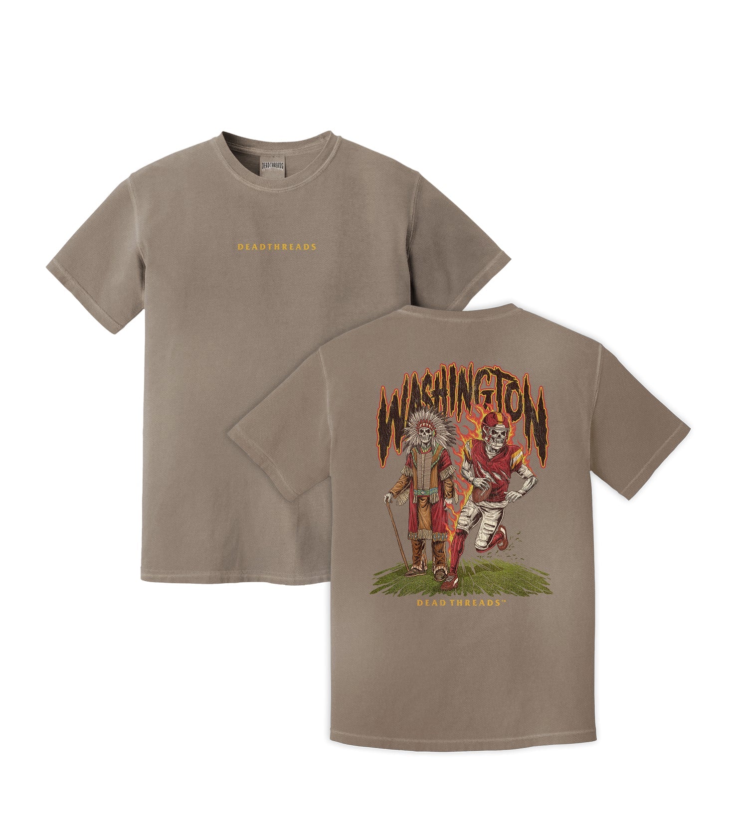 WASHINGTON FOOTBALL v3 - “DT ESSENTIAL" PREMIUM T - SHIRT – T-Shirt – Dead Threads Apparel