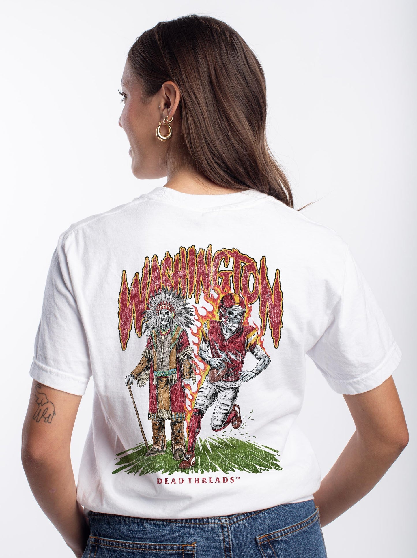 WASHINGTON FOOTBALL v3 - “DT ESSENTIAL" PREMIUM T - SHIRT – T-Shirt – Dead Threads Apparel