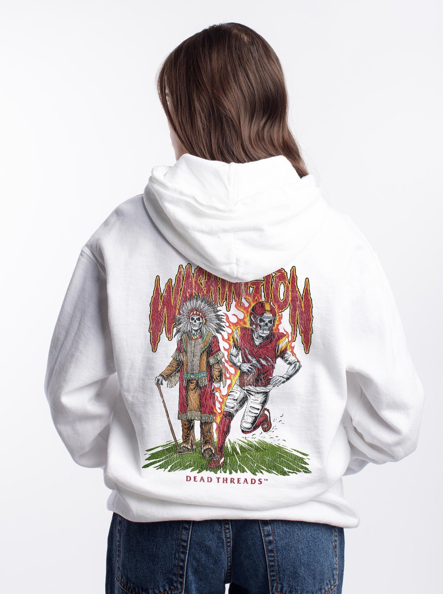 WASHINGTON FOOTBALL v3 - HOODIE – Hoodie – Dead Threads Apparel