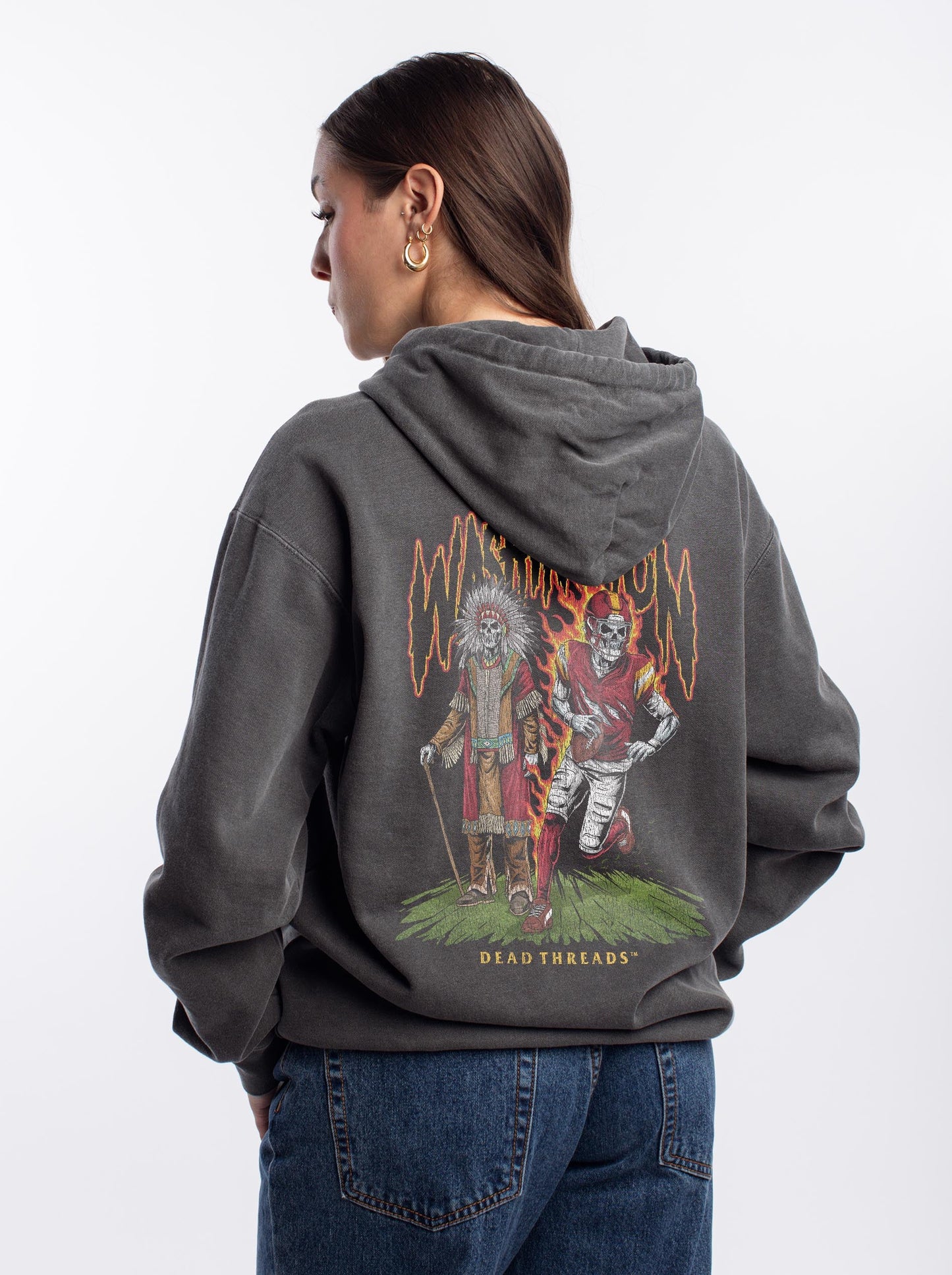 WASHINGTON FOOTBALL v3 - HOODIE – Hoodie – Dead Threads Apparel