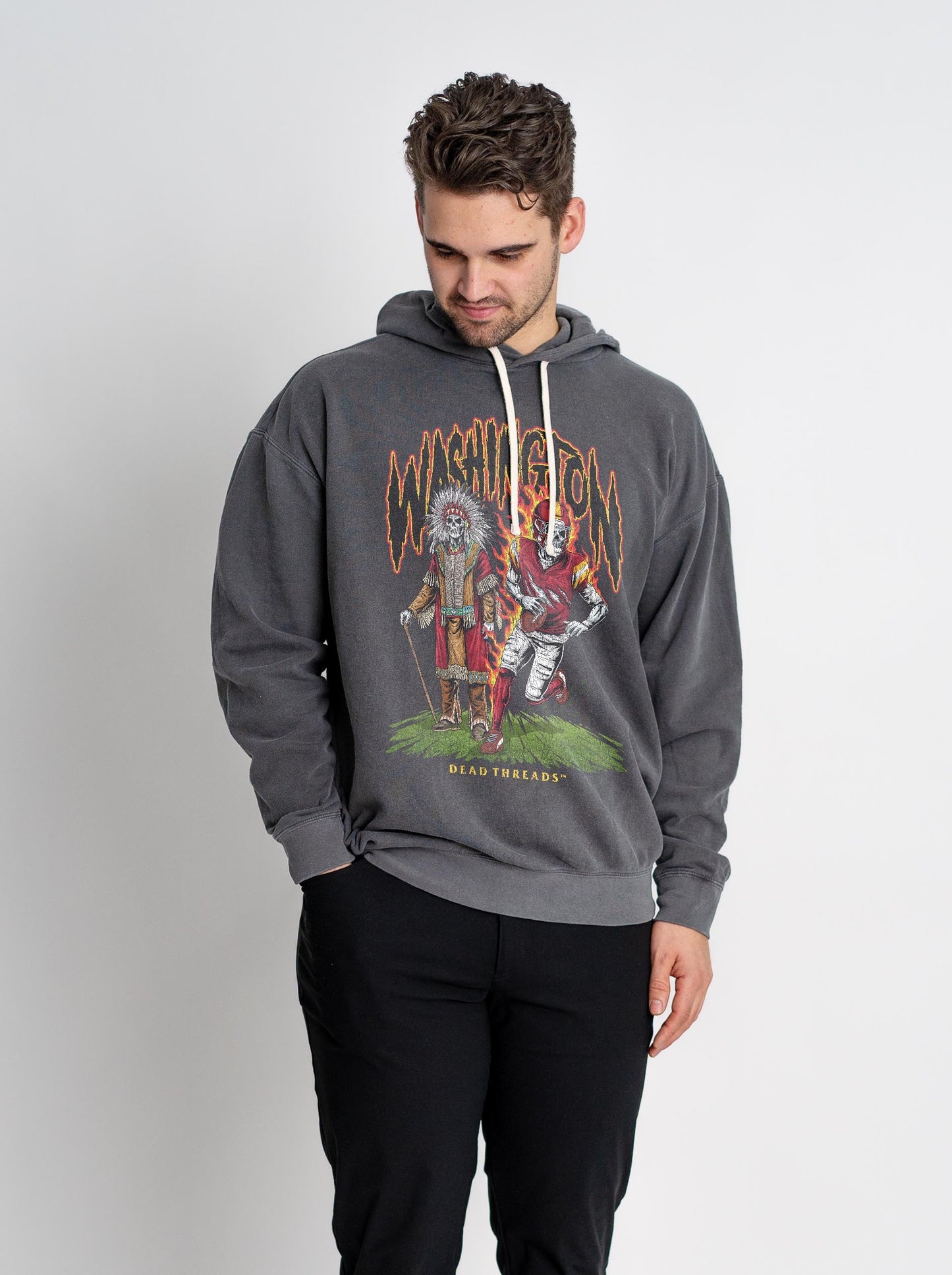 WASHINGTON FOOTBALL v3 - LIGHTWEIGHT HOODIE – Lightweight – Dead Threads Apparel