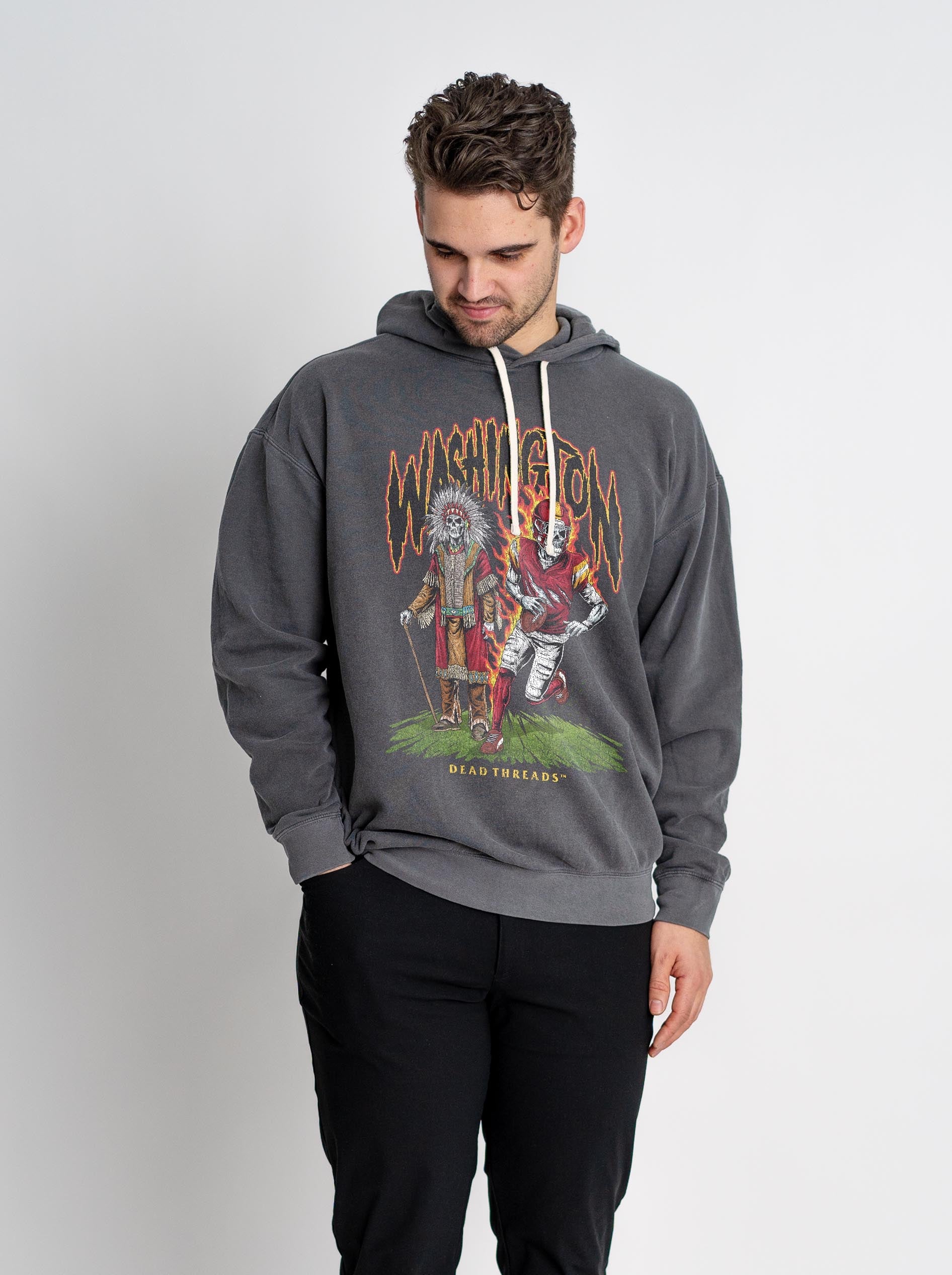 WASHINGTON FOOTBALL v3 - LIGHTWEIGHT HOODIE – Lightweight – Dead Threads Apparel