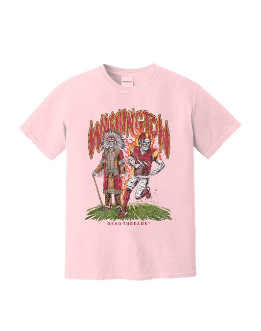 WASHINGTON FOOTBALL v3 - PINK – T-Shirt – Dead Threads Apparel
