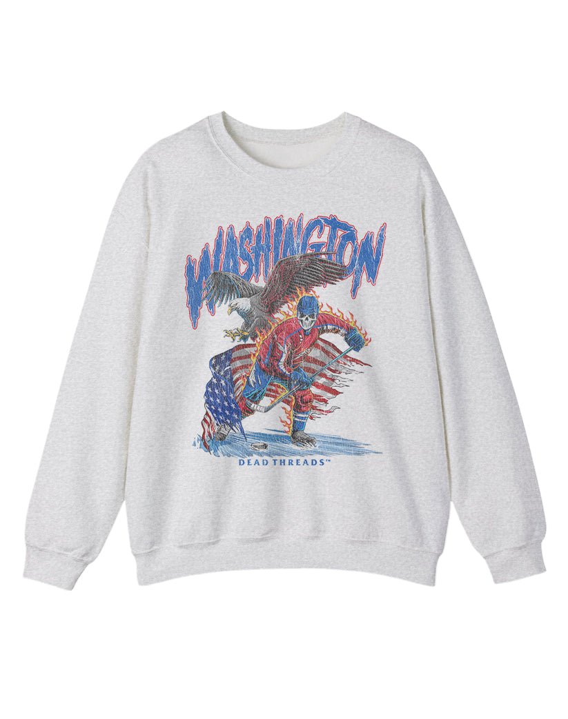 WASHINGTON HOCKEY CREWNECK SWEATSHIRT – Sweatshirt – Dead Threads Apparel