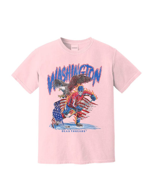 WASHINGTON HOCKEY - PINK – T-Shirt – Dead Threads Apparel