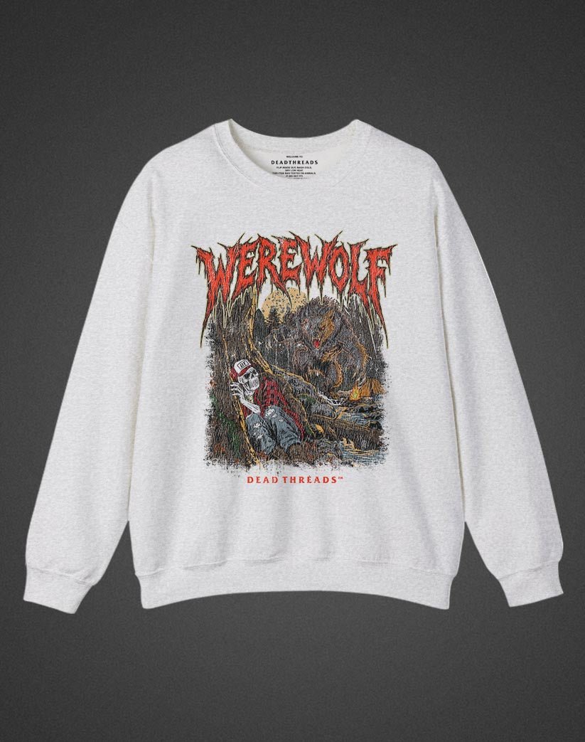 WEREWOLF CREWNECK SWEATSHIRT - Halloween Limited Drop – Sweatshirt – Dead Threads Apparel