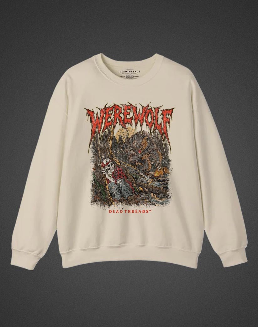 WEREWOLF CREWNECK SWEATSHIRT - Halloween Limited Drop – Sweatshirt – Dead Threads Apparel