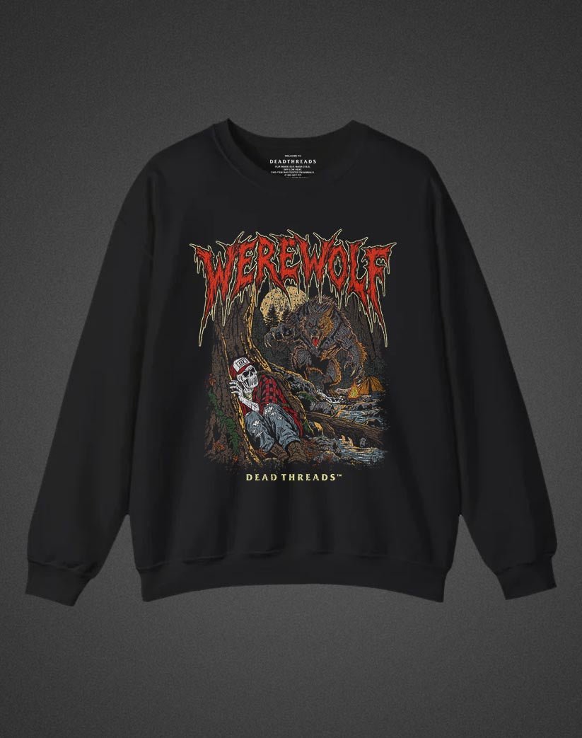 WEREWOLF CREWNECK SWEATSHIRT - Halloween Limited Drop – Sweatshirt – Dead Threads Apparel