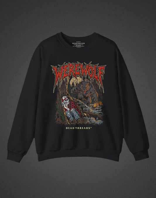 WEREWOLF CREWNECK SWEATSHIRT - Halloween Limited Drop – Sweatshirt – Dead Threads Apparel