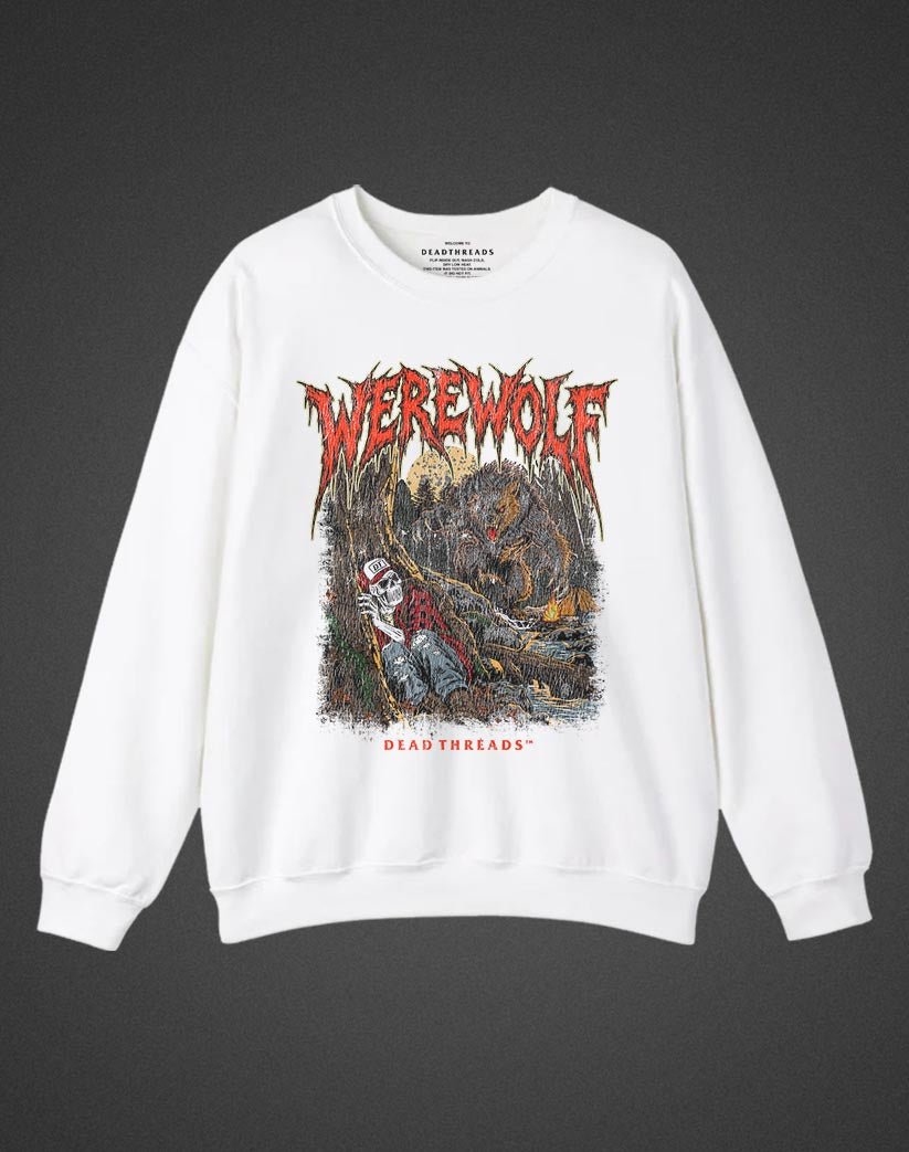 WEREWOLF CREWNECK SWEATSHIRT - Halloween Limited Drop – Sweatshirt – Dead Threads Apparel