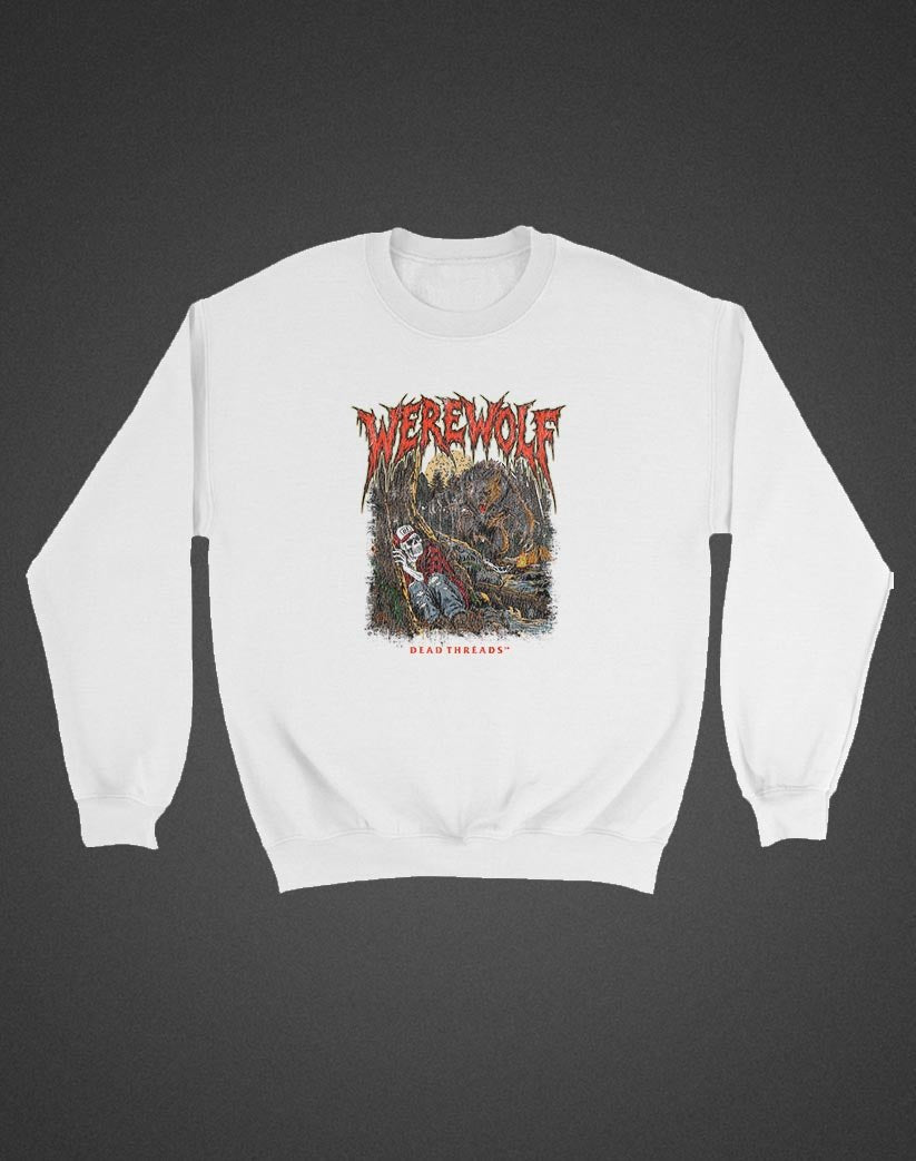 WEREWOLF (KIDS) CREWNECK SWEATSHIRT - Halloween Limited Drop – Kids clothes – Dead Threads Apparel