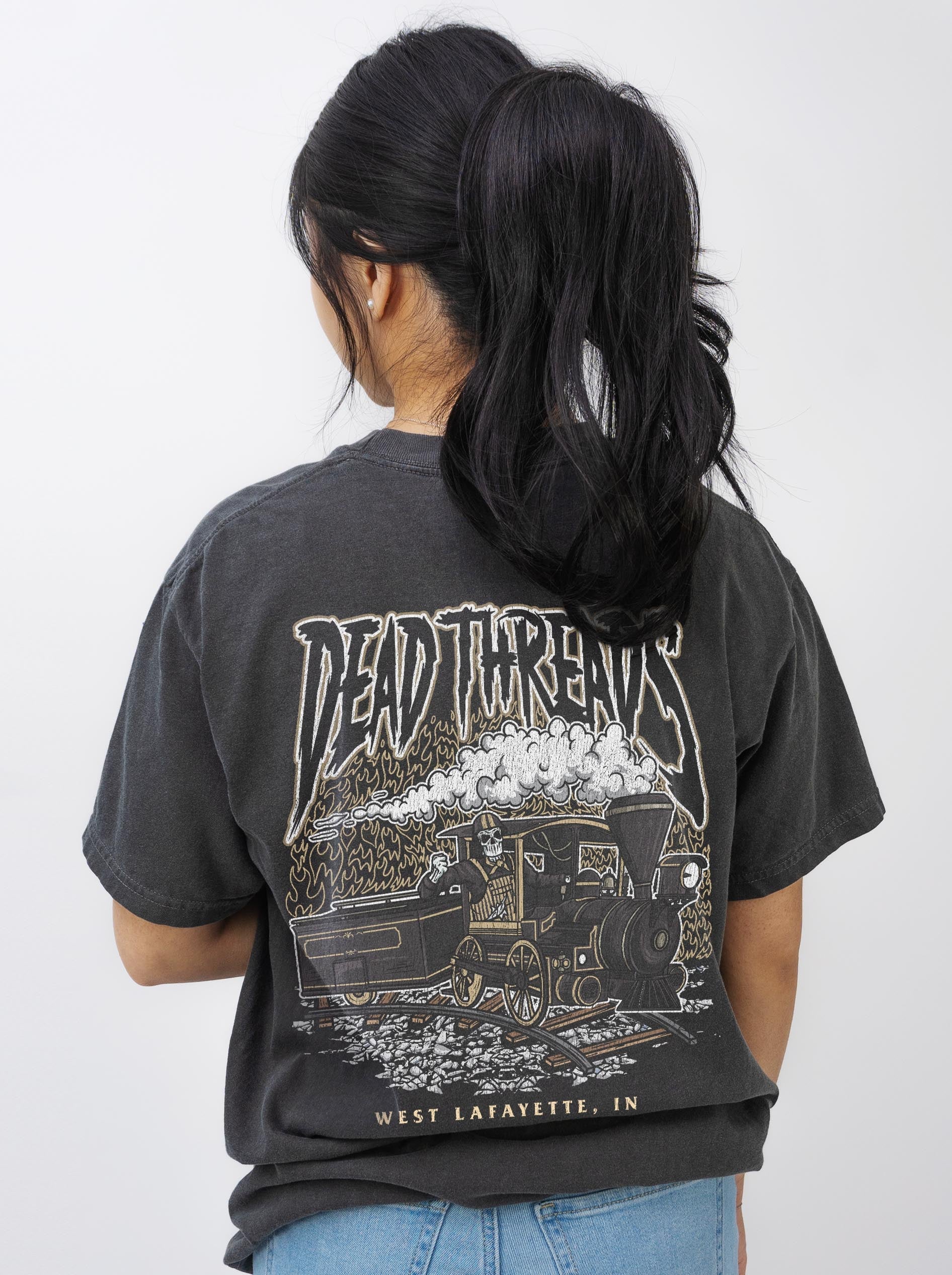 WEST LAFAYETTE - “3 SKULL” PREMIUM T - SHIRT – T-Shirt – Dead Threads Apparel