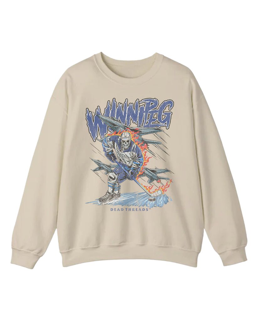 WINNIPEG HOCKEY CREWNECK SWEATSHIRT – Sweatshirt – Dead Threads Apparel