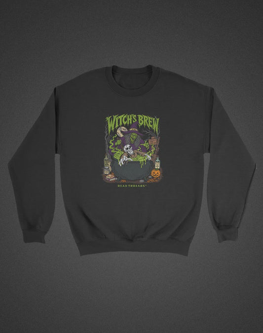 WITCH'S BREW (KIDS) CREWNECK SWEATSHIRT - Halloween Limited Drop – Kids clothes – Dead Threads Apparel