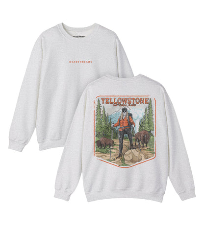 YELLOWSTONE NATIONAL PARK (FEMALE) - “DT ESSENTIAL" CREWNECK SWEATSHIRT – Sweatshirt – Dead Threads Apparel