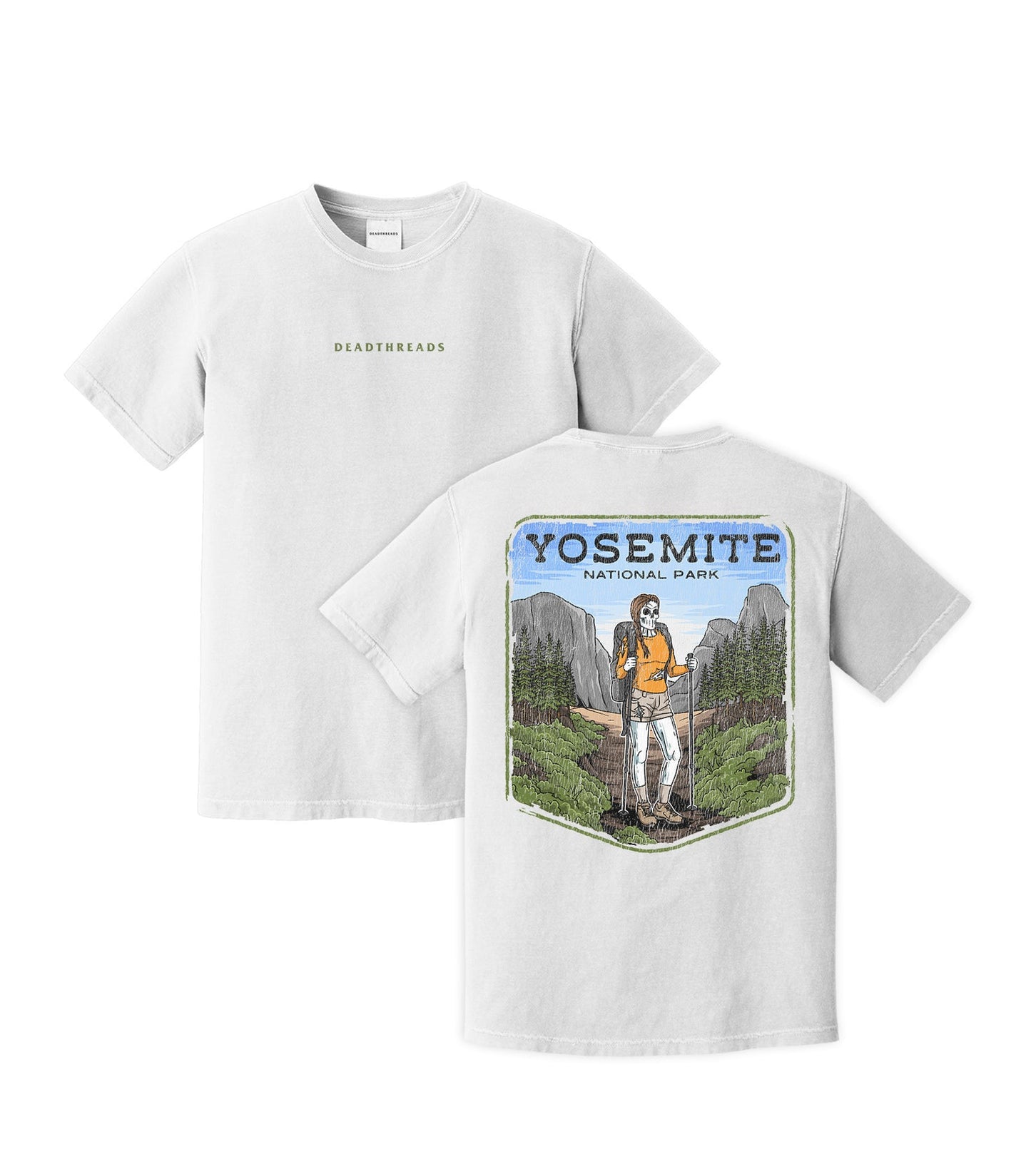 YOSEMITE NATIONAL PARK (FEMALE) - “DT ESSENTIAL" PREMIUM T - SHIRT – T-Shirt – Dead Threads Apparel