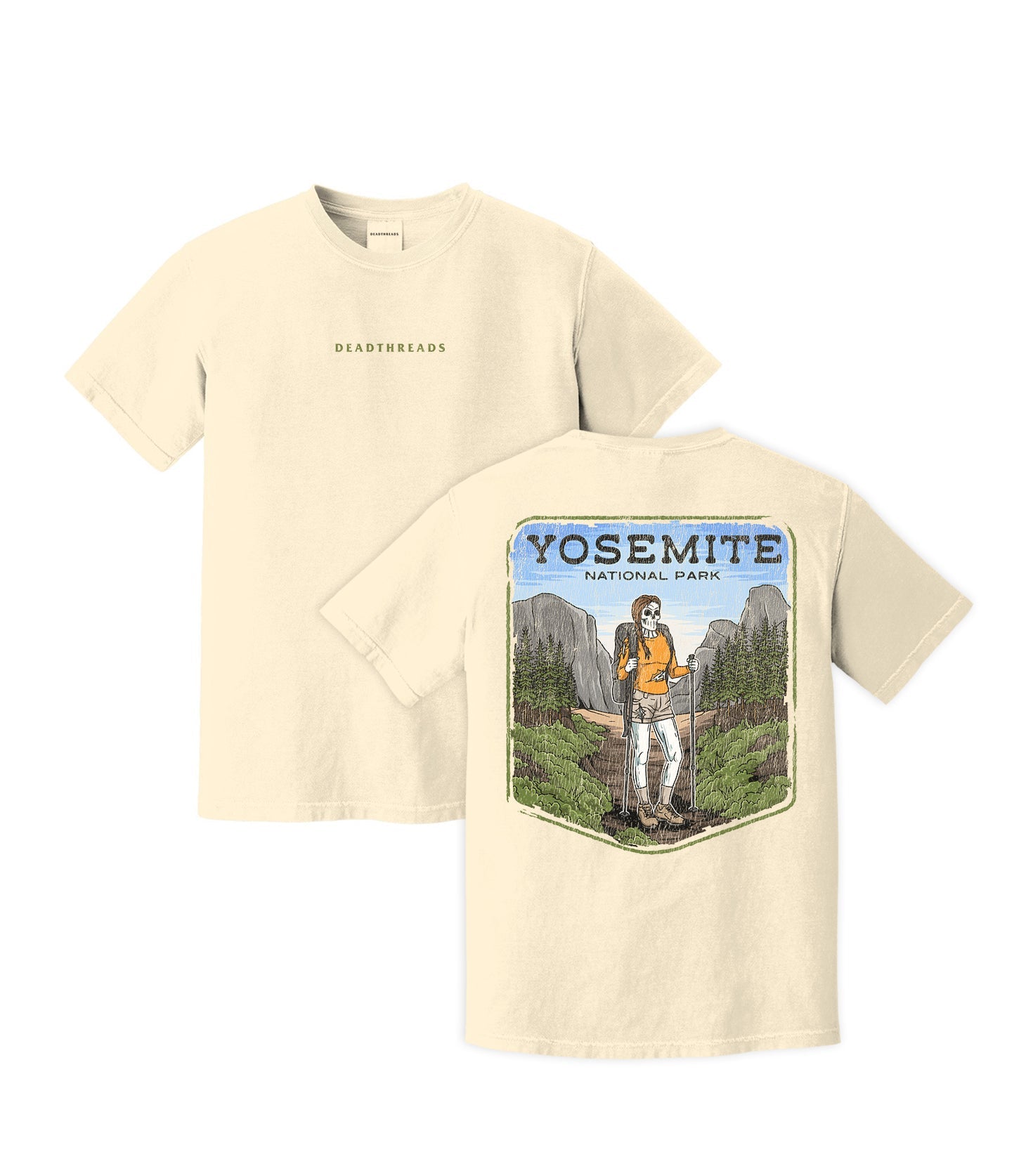 YOSEMITE NATIONAL PARK (FEMALE) - “DT ESSENTIAL" PREMIUM T - SHIRT – T-Shirt – Dead Threads Apparel