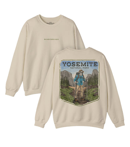 YOSEMITE NATIONAL PARK (MALE) - “DT ESSENTIAL" CREWNECK SWEATSHIRT – Sweatshirt – Dead Threads Apparel