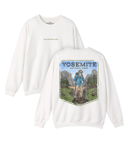 YOSEMITE NATIONAL PARK (MALE) - “DT ESSENTIAL" CREWNECK SWEATSHIRT – Sweatshirt – Dead Threads Apparel