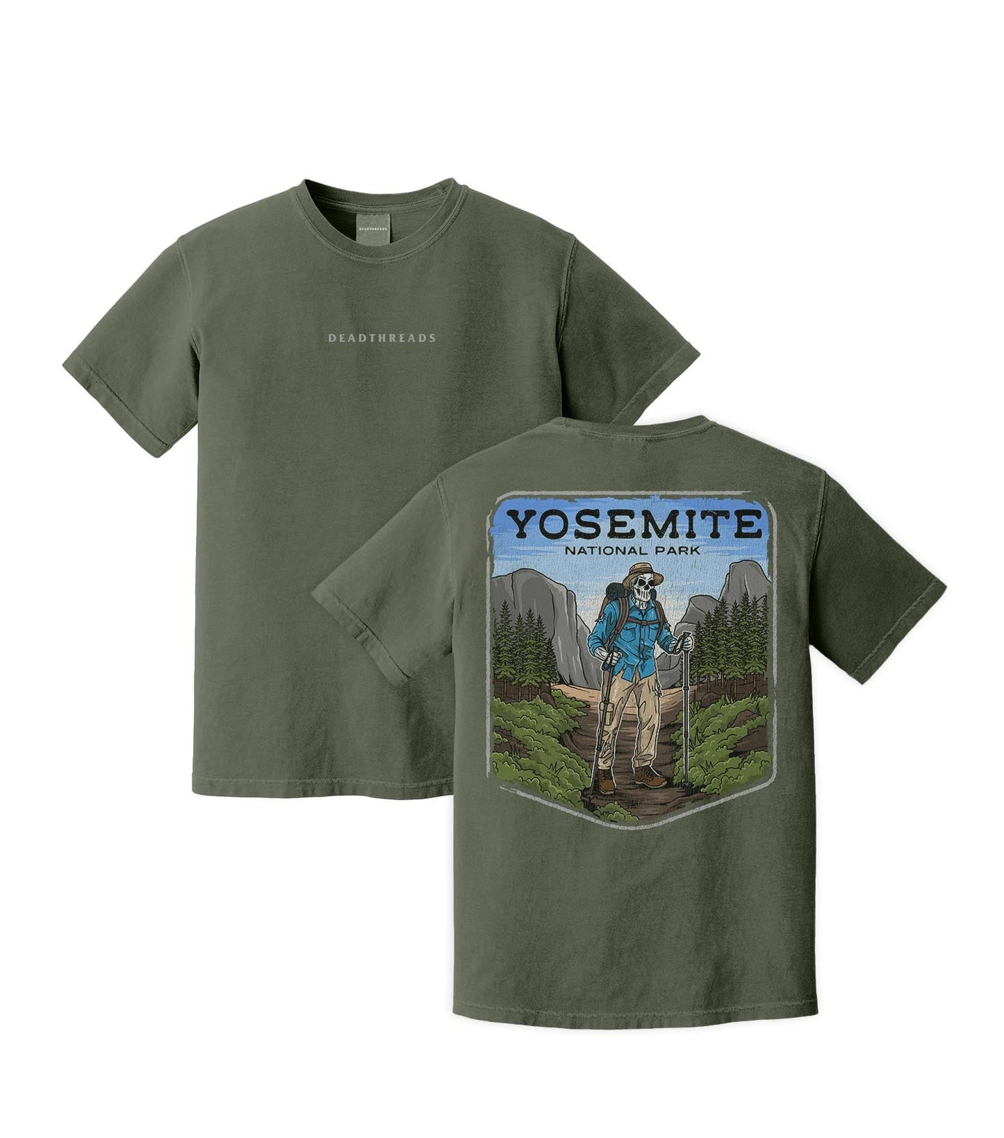 YOSEMITE NATIONAL PARK (MALE) - “DT ESSENTIAL" PREMIUM T - SHIRT – T-Shirt – Dead Threads Apparel