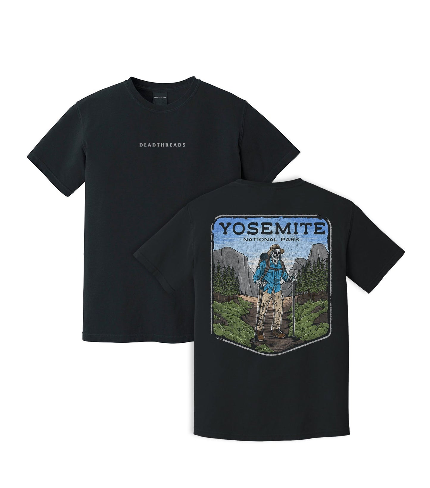 YOSEMITE NATIONAL PARK (MALE) - “DT ESSENTIAL" PREMIUM T - SHIRT – T-Shirt – Dead Threads Apparel