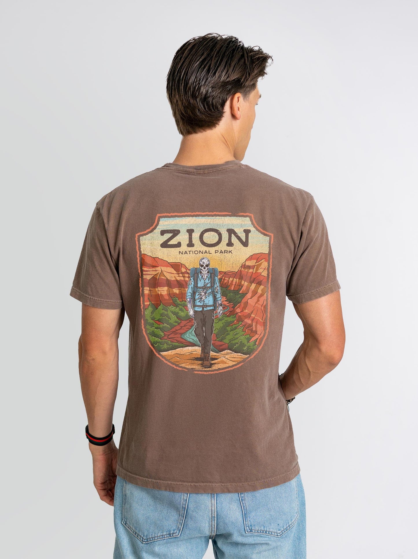 ZION NATIONAL PARK (MALE) - “DT ESSENTIAL" PREMIUM T - SHIRT – T-Shirt – Dead Threads Apparel