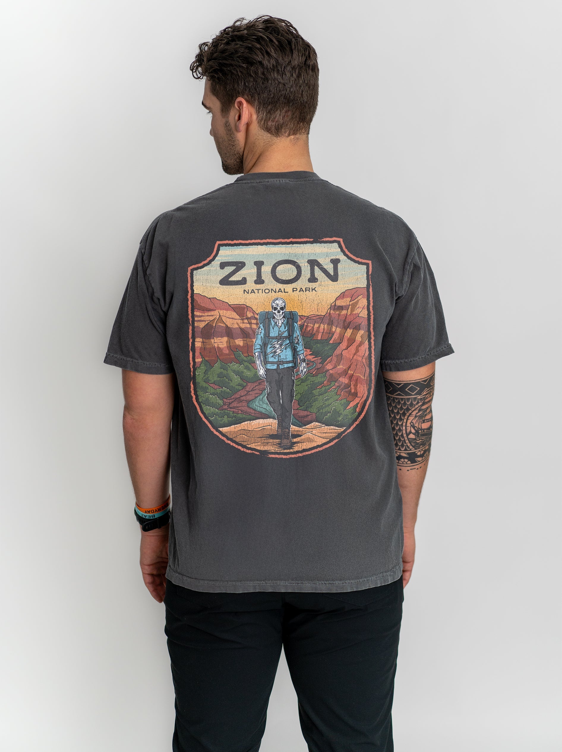 ZION NATIONAL PARK (MALE) - “DT ESSENTIAL" PREMIUM T - SHIRT – T-Shirt – Dead Threads Apparel